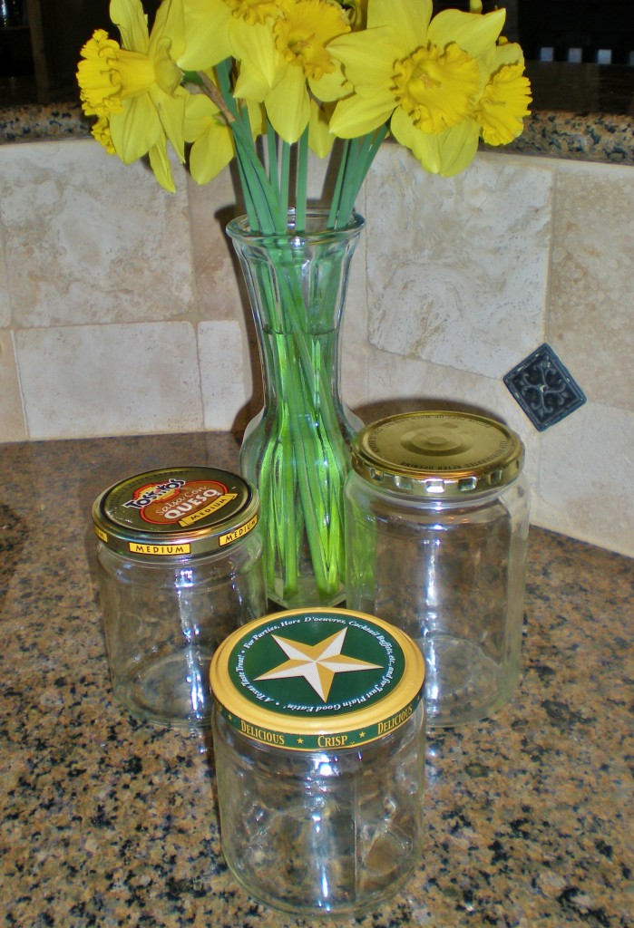 Glass jars can be easily repurposed. #TexasHomesteader
