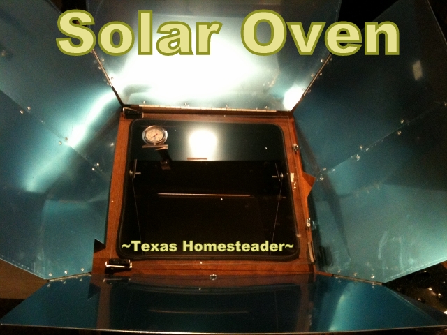 My Sun Oven solar oven cooks food outside using the power of the sun. #TexasHomesteader