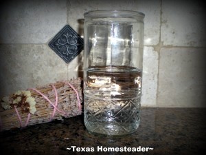 Your perception of the glass says a lot about you and the way you look at life. Is your glass half-full or half-empty? #TexasHomesteader