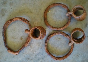 horse ties. Evidence of past lives on our homestead. On our ranch we have a barn built in the 1880's and evidence of the lives from those that lived here before. #TexasHomesteader