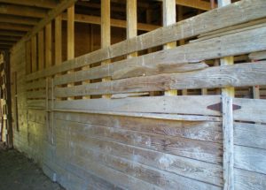 Corn crib. Come tour our old 1880's Texas barn. I love the old rustic patina of the wood, the square nails and all the details. #TexasHomesteader