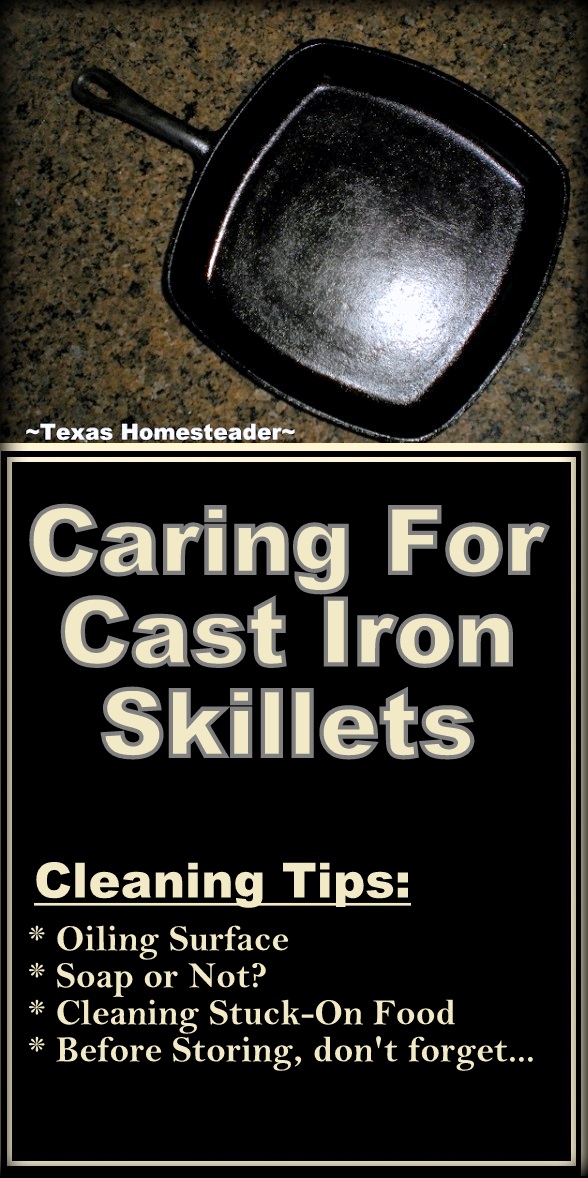 Caring For Cast-Iron Cookware Is Easy