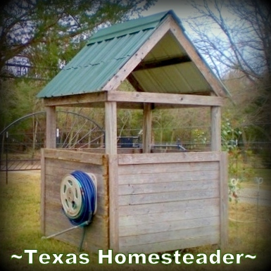 Rainwater catchment into deep underground cistern. A repurposed coffee can can be used for deep soak watering in the garden. It conserves water while allowing water to slowly drip. #TexasHomesteader