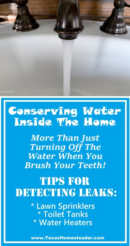 conserve water brushing teeth