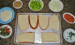 To keep food waste down I often use stale french bread to make some amazing french-bread pizzas. No need to mix up pizza dough. Pizza Nite is Quick & Easy! #TexasHomesteader