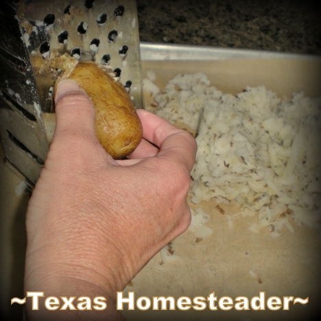 Dehydrating Potatoes. If you buy a bag of potatoes cheap, how do you preserve them before they go bad? Dehydrate them! #TexasHomesteader