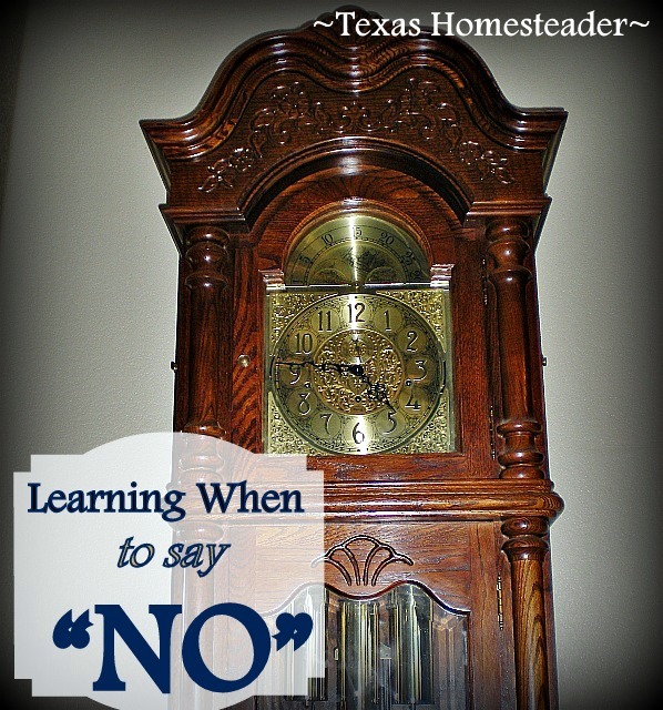 There are many causes out there I want to be involved in. But when things start falling behind at home I have to learn to say 'NO'! #TexasHomesteader