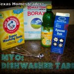 Homemade dishwasher pods. #TexasHomesteader