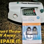 It's often simple & inexpensive to repair instead of replace household items. #TexasHomesteader
