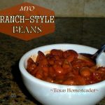 Ranch-Style Beans. Are you hosting your family's holiday celebration this year? I'm sharing my favorite holiday cooking tips & quick & easy recipes. #TexasHomesteader