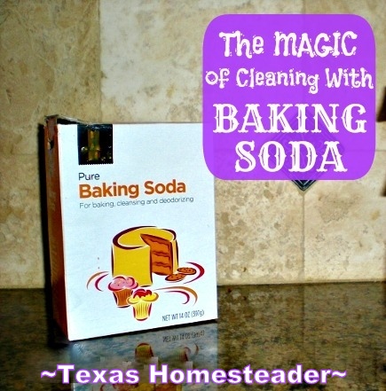 Baking soda is great for cleaning, reducing odors & it's a mild abrasive as well. But there are even some cosmetic uses as well! #TexasHomesteader