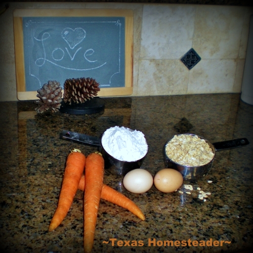 I made training treats for our ranch dog using wholesome ingredients I already had in the house. She LOVES them! Check out my recipe. #TexasHomesteader