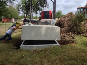 When bad storms hit I needed SAFETY from the storm! So we bought & had installed an underground storm shelter. #TexasHomesteader