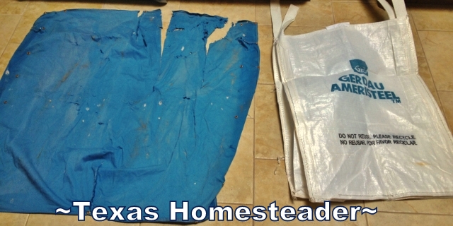 My tractor canopy material was shot so I needed to come up with a solution. I say "Use What Ya Got"! See what my solution was. #TexasHomesteader
