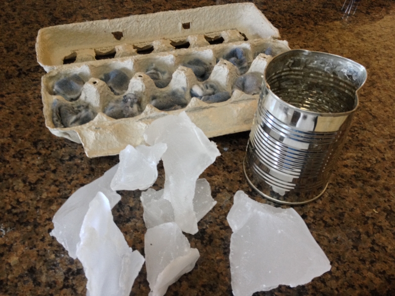 Making homemade firestarters is as easy as using a cardboard egg carton, dryer lint and old wax candles. #TexasHomesteader