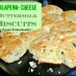My moist homemade biscuit recipe with the addition of snappy jalapenos and shredded cheddar cheese. #TexasHomesteader