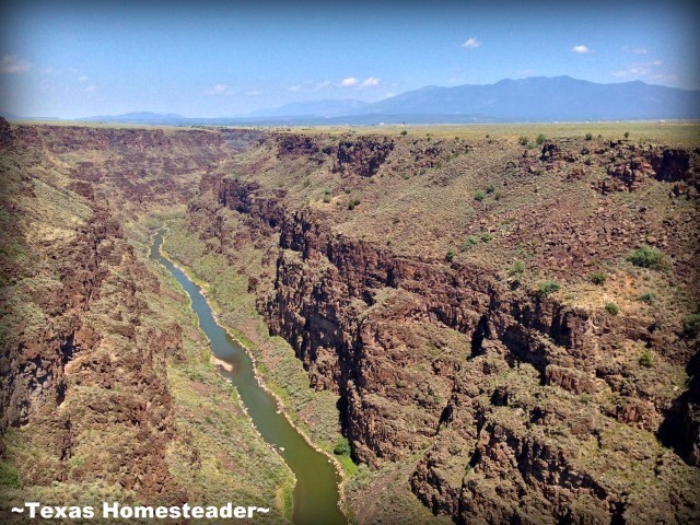 Taos NM - Rio Grand Gorge Bridge #TexasHomesteader