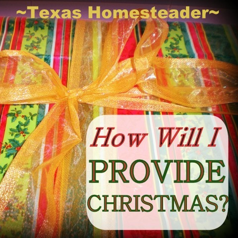 Some families are stressing over not being able to 'provide Christmas' for their children, assuming that Christmas itself comes from a store #TexasHomesteader