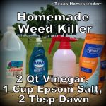 3 Simple Ingredients for Less Toxic Weed Control - Texas Homesteader