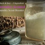 My homemade laundry scent booster is cheap and effective. #TexasHomesteader