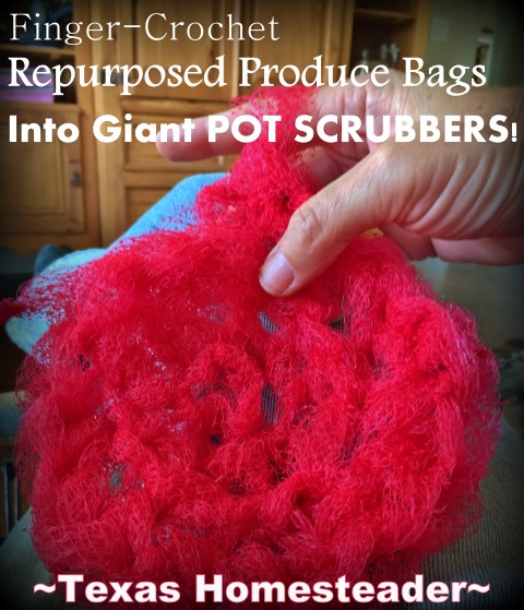 How to Crochet Pot Scrubbers With Produce Bags » Make & Do Crew