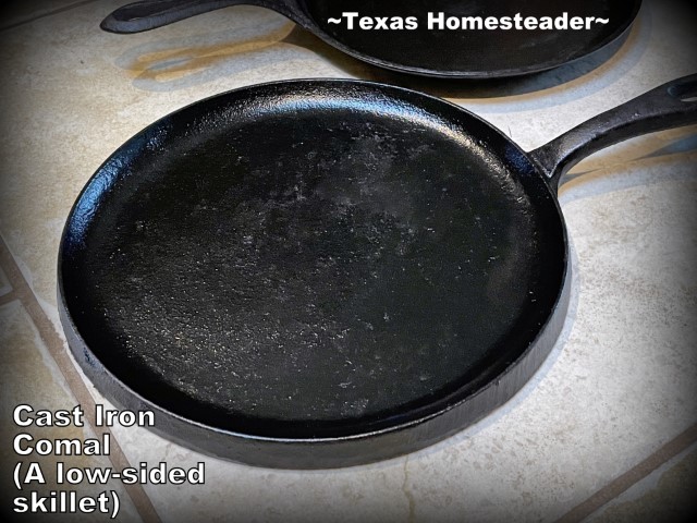 cast iron comal smooth flat skillet griddle