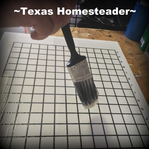 Making a sticky board. Varroa Mite Inspection is important. Thankfully it's also pretty easy to do. C'mon in, I'll show you what we did! #TexasHomesteader