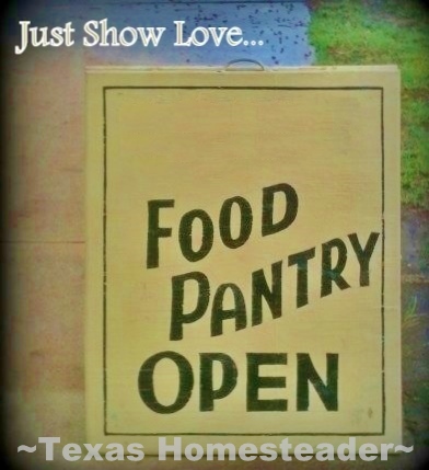 We're all just one terrible situation away from being on the receiving end of other's generosity. Don't judge a book by its cover! #TexasHomesteader