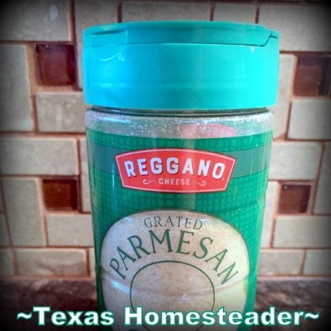 Repurposing a parmesan cheese shaker lid on a glass canning jar. #TexasHomesteader