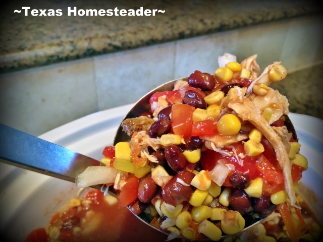 Planned Leftovers: Use leftover chicken, a few dried out corn tortillas, a few cans of veggies to make delicious Chicken Tortilla Soup! #TexasHomesteader