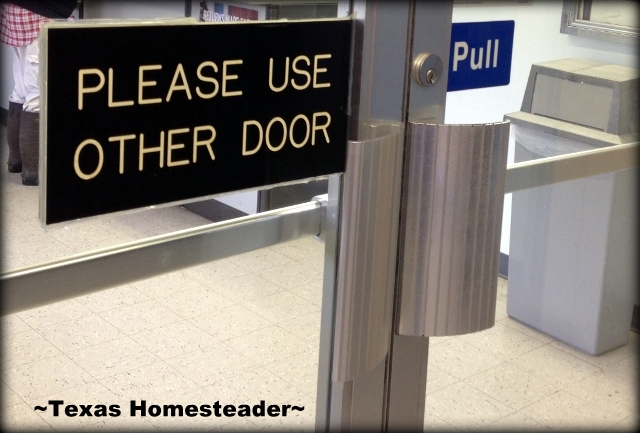 When you go to a restaurant, do you notice the emergency exits? Are they blocked? Locked?? This is a life-or-death fire safety issue! #TexasHomesteader