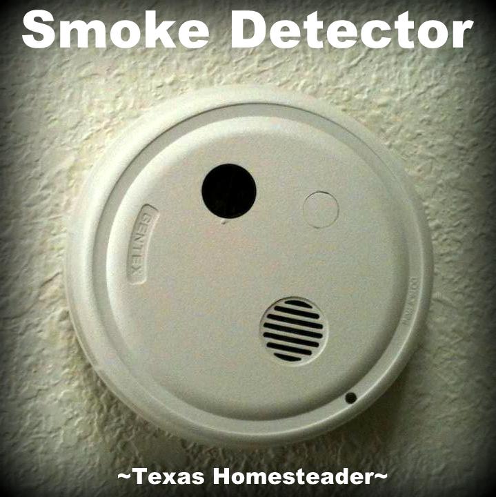 Make sure smoke detectors have batteries. When you go to a restaurant, do you notice the emergency exits? Are they blocked? Locked?? This is a life-or-death fire safety issue! #TexasHomesteader