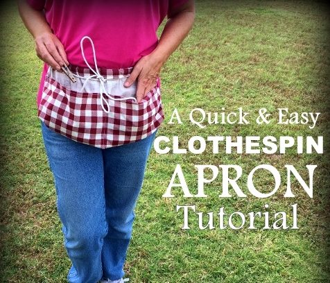 Throwback Thursday - Quick & Easy Clothespin Apron Tutorial