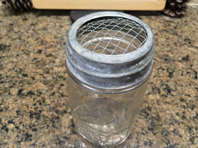 You can use an old or repurposed canning jar to make an adorable rustic country flower vase. I love it, and it's so easy to do! #TexasHomesteader