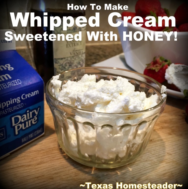 Honey Whipped Cream