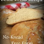 Boule bread is a simple no-knead free form bread. #TexasHomesteader