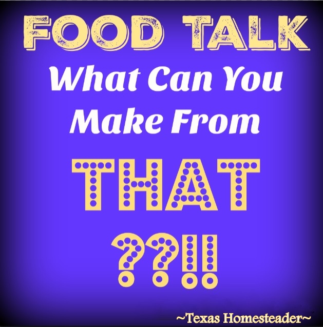 What Can You Make With Chickpeas?? I share a few ideas of different things I like to make with Chickpeas. Check out this Food Talk! #TexasHomesteader