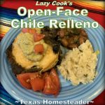 Open-face chile relleno cups. #TexasHomesteader