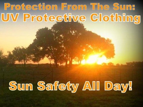 I hate slathering sunscreen on my skin every day. All those chemicals! But we work outside each day & sun protection is important! I protect my skin with sun-protective clothing. #TexasHomesteader