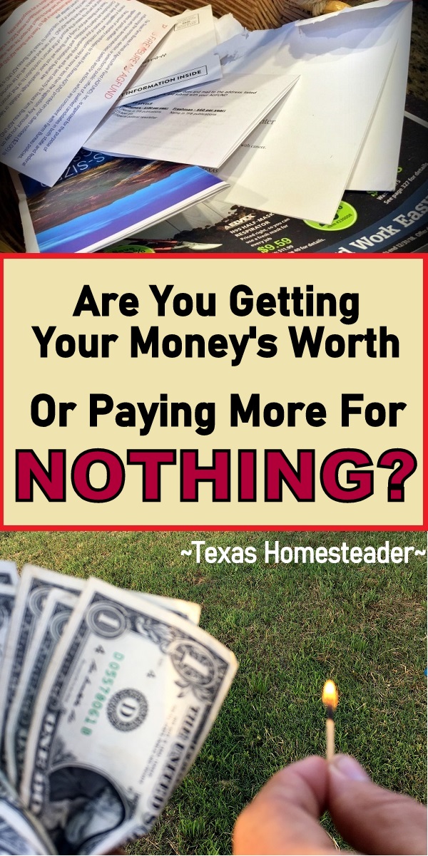 Don't get stuck paying much more than you should! Don't go with the status quo because that's the way it's always been. A little research can pay off BIGTIME! #TexasHomesteader