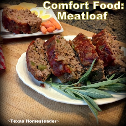 Easy meatloaf recipe is comfort food. Come with me for a day on the homestead. This day is filled with planning for our cattle, gardening, chickens and harvesting honey #TexasHomesteader