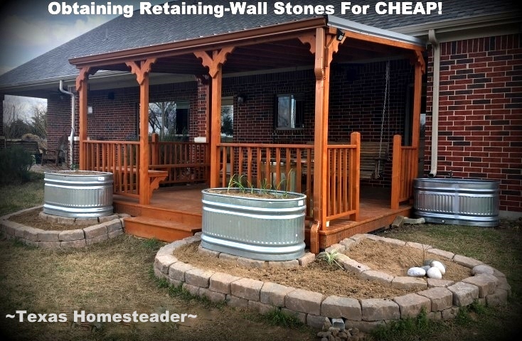 Back Porch Addition. We needed to landscape our porch area. But soil and plants are expensive! Come see how I landscaped it beautifully on the cheap. #TexasHomesteader