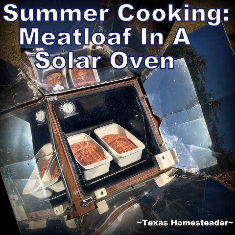 I'm cooking up our favorite comfort food - meatloaf! I'm using my solar oven to cook it but the recipe includes standard oven directions too #TexasHomesteader