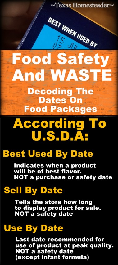 Food safety or waste, Is food past the date stamped still good to eat #TexasHomesteader