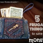 5 Frugal Things to Save Money. Top 10 Homesteading Posts of 2016 - Saving money, Homemade Soap Recipes, DIY Face Powder, Canning Jar Storage Solution & MORE! #TexasHomesteader