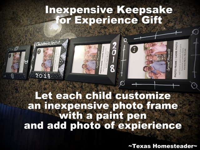 We opted for an experience gifts over toys for our grandchildren at Christmas. Come see examples of the fun times we've spent with them. #TexasHomesteader