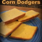 Like cornbread, these corn dodgers are more dense and filled with buttery flavor. #TexasHomesteader