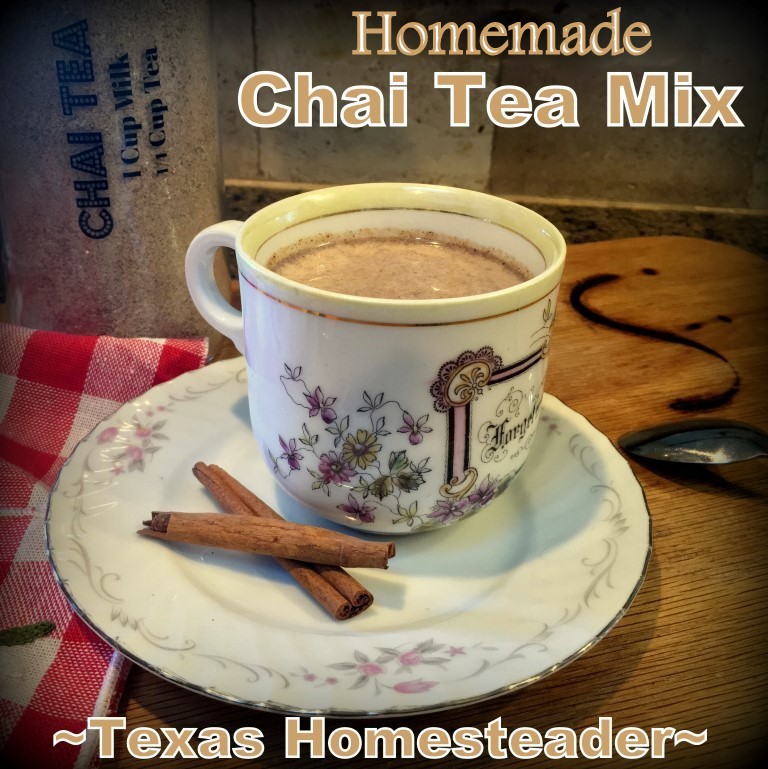 Chai tea mix recipe