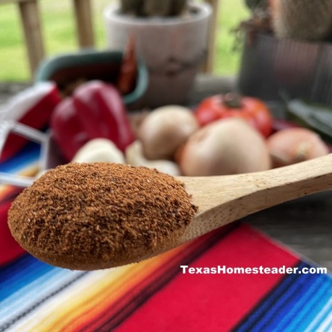 https://texashomesteader.com/wp-content/uploads/2019/02/Homemade-taco-seasoning-in-wooden-measuring-spoon.-TexasHomesteader.jpg