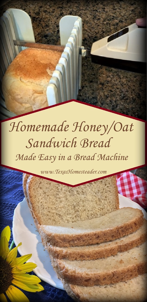 Bread Machine Oatmeal Bread - Little Sunny Kitchen